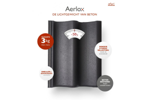 Nieuwe Monier Aerlox betondakpan 30% lichter en net zo sterk
